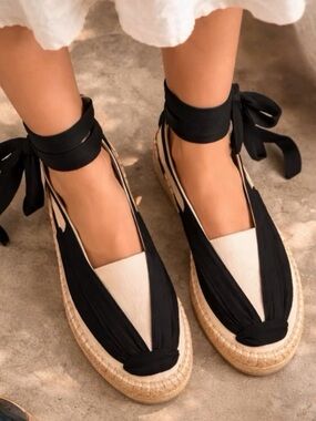 Etèria Spanish Lace Up Espadrilles New 41